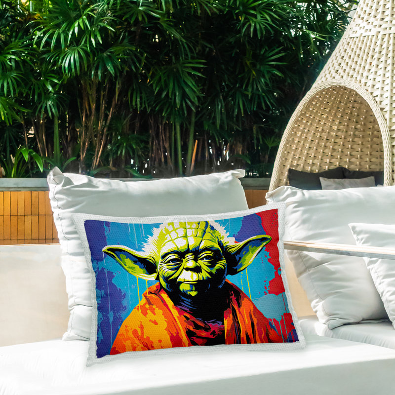 Abstract Outdoor Throw Pillow