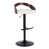 White Seat/ Black/Dark Brown Frame