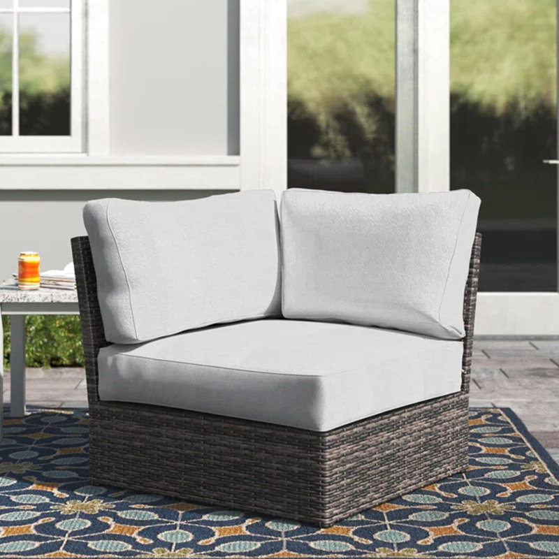 Chaise de patio avec coussins confortables
