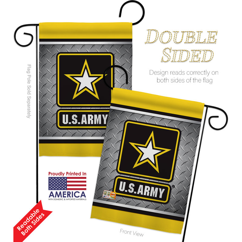 Double Sided 28'' H x 28'' W Polyester Flag Set