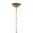 Ilia 6-Light Brushed Gold Large Chandelier-127380338