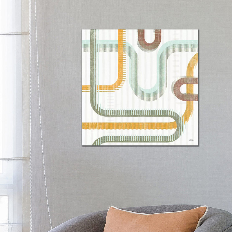 Subway Lines II by Melissa Averinos - Wrapped Canvas Print, 66.04 cm H x 66.04 cm W x 1.91 cm D