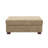 Upholstered Camel Square Corduroy Ottoman with Solid Wood Legs, Single Ottoman Modular Part For Sectional Sofa-1655143572-1673159786