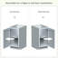 Armoire murale de cuisine standard l 12 po x P 12 po x H 42 po CASAINC-123262620-123262622