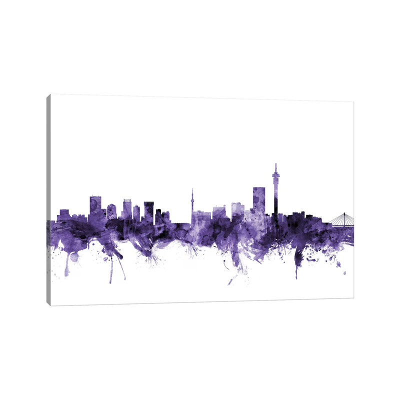 Johannesburg, South Africa Skyline by Michael Tompsett - Wrapped Canvas Gallery-Wrapped Canvas Giclée