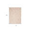 Tapis floral antidérapant à motif floral tissé beige et rose 6 pi x 9 pi