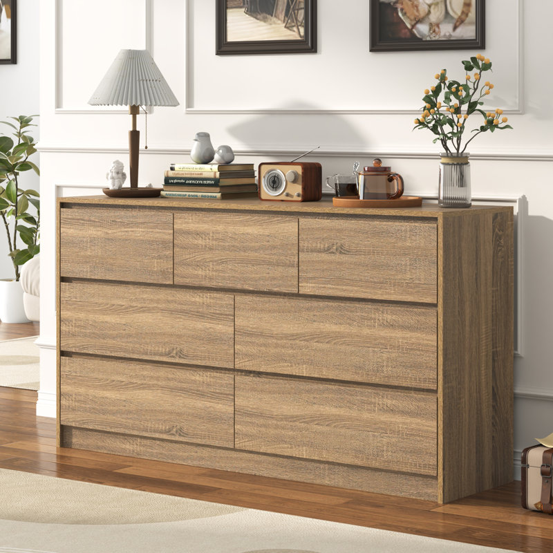 Commode 7 tiroirs Mosher Youngblood, Chêne