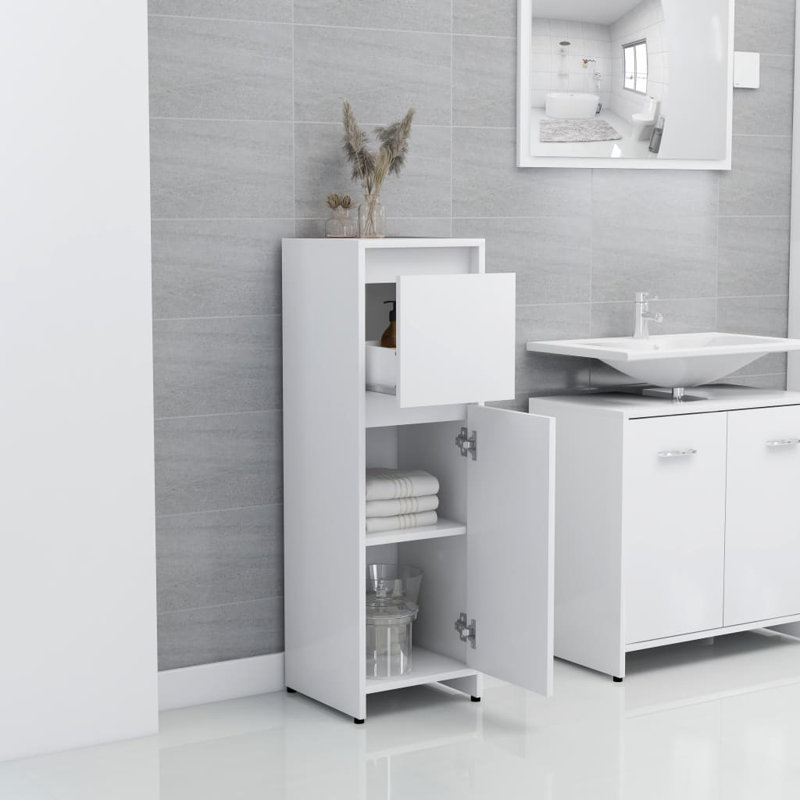 Askwith Bathroom Storage, White