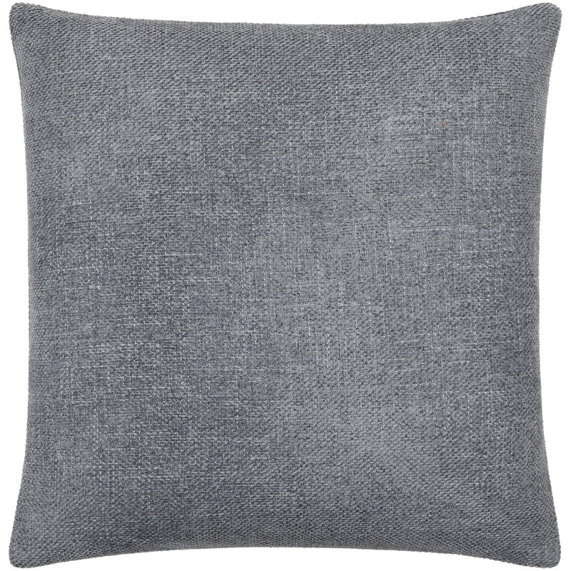 Housse de coussin Kamaili, Housse de coussin seulement - sans coussin, Gris foncé, H 18 po x l 18 po