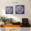 Mandala délice bleu marine-109208595