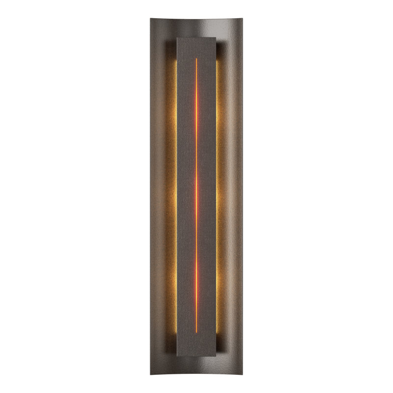 Gallery Dimmable 8 Lbs Flush Mount Scone, Amber, Oil Rubbed Bronze