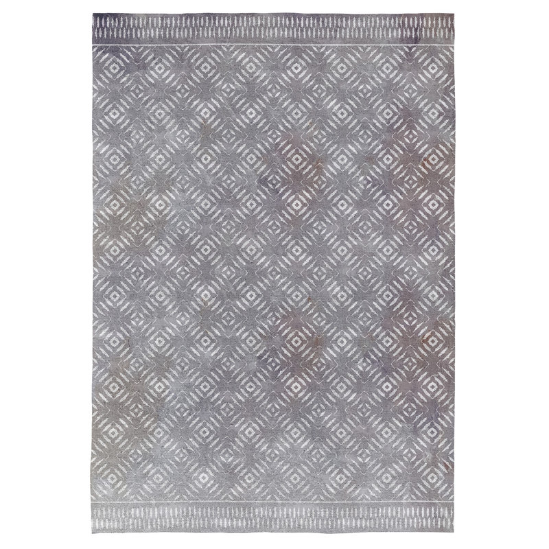 Alegria Machine Woven Grey Indoor Rug, Rectangle 160 x 230cm