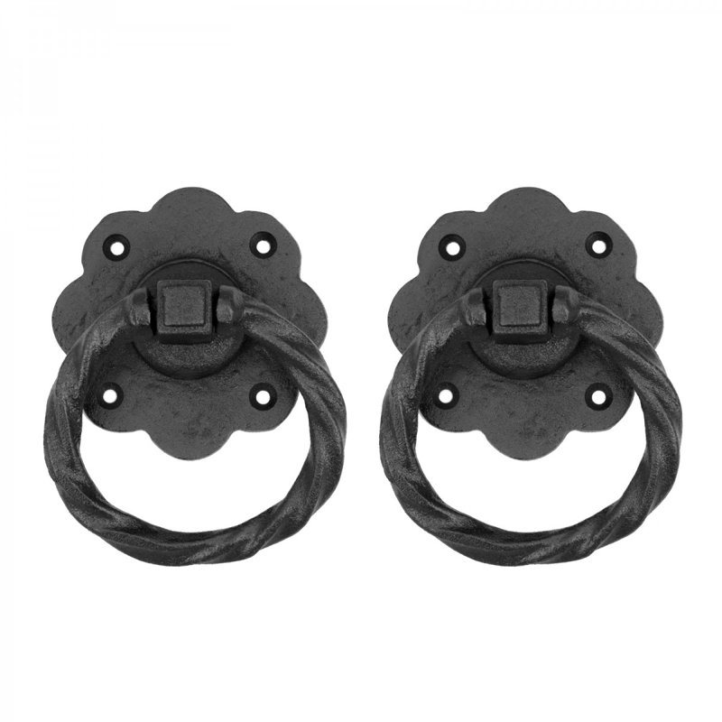 Wrought Iron 2 1/4" Center Ring Pull Multipack