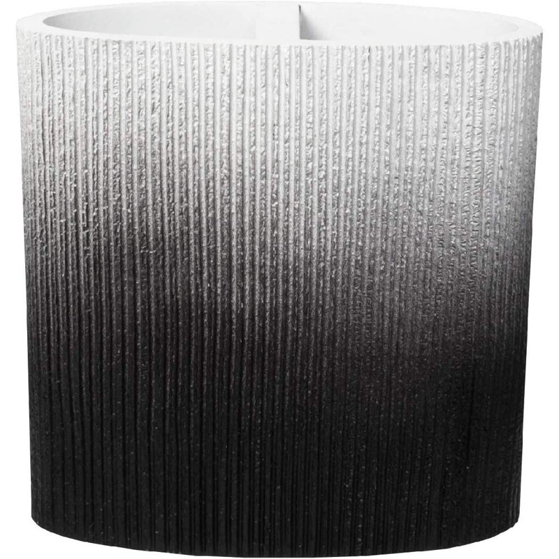 Porte-brosse à dents en résine Endres, Noir / blanc