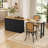 MDF Extendable Storage Sideboard With Pull Out Table For Living Room Kitchen Foyer Study