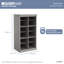 Modular Storage 21.38" W 12 Shelf Cubby Storage with Doors-98788121