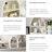 15.16" Nordic Style White Arched Wall-Mounted Shelf, Wall Storage Organizer for Cosmetics & Cups