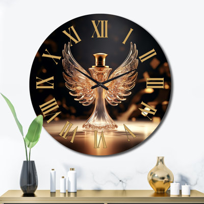 Horloge murale rétro en forme de bouteille de parfum exquise II