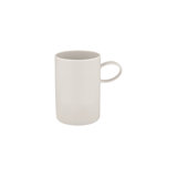 Domo White Porcelain Coffee Mug