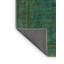 Tapis oriental vert tissé à la machine-386394925