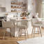 Tabourets de bar pivotants en chenille avec accoudoirs-382132032