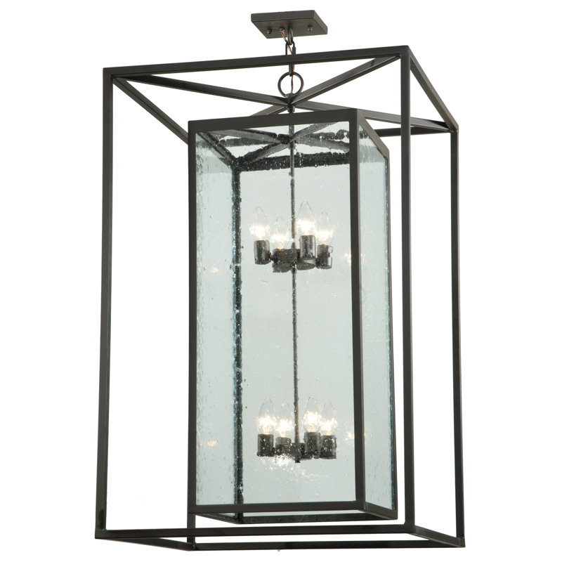 Lustre carré 28 po Kitzi