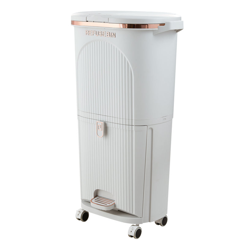 Pp Manual Lift Waste Bin - 38L
