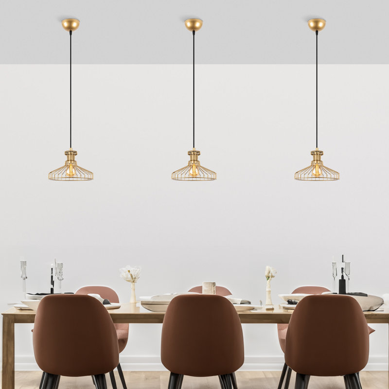 Luminaire suspendu en dome à 1 lumière