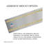 Plaque de protection pour porte Ackland - Aluminium anodisé - Fixation industrielle auto-adhésive-83149194-83149198