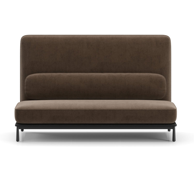 Arc Sofa Two-Seater High Back Middle, Black Oak, Jade 101