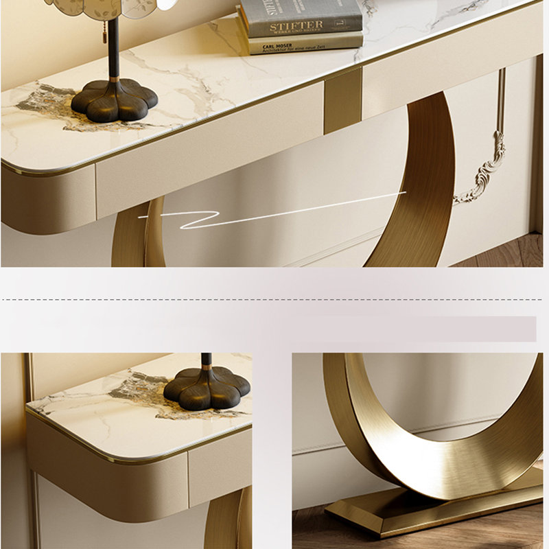 Luxury Style High-End  Entryway Console, 35" H x 59.1" W x 13.8" D