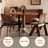 Walnut Round Solid Wood Dining table-180162409