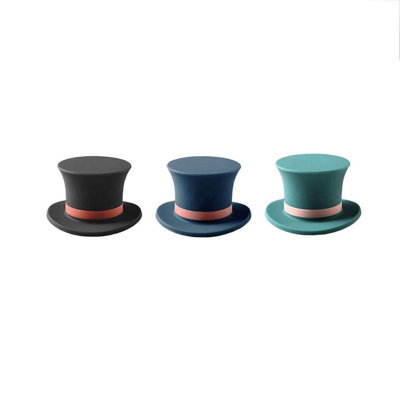 Bouteille d'eau 3 PCS Bouchons de bouteilles de vin en silicone Chapeau de silicone amusant Bouchons de bouteilles de vin