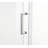 46.5" W x 72" H Pivot Frameless Shower Door-85752674
