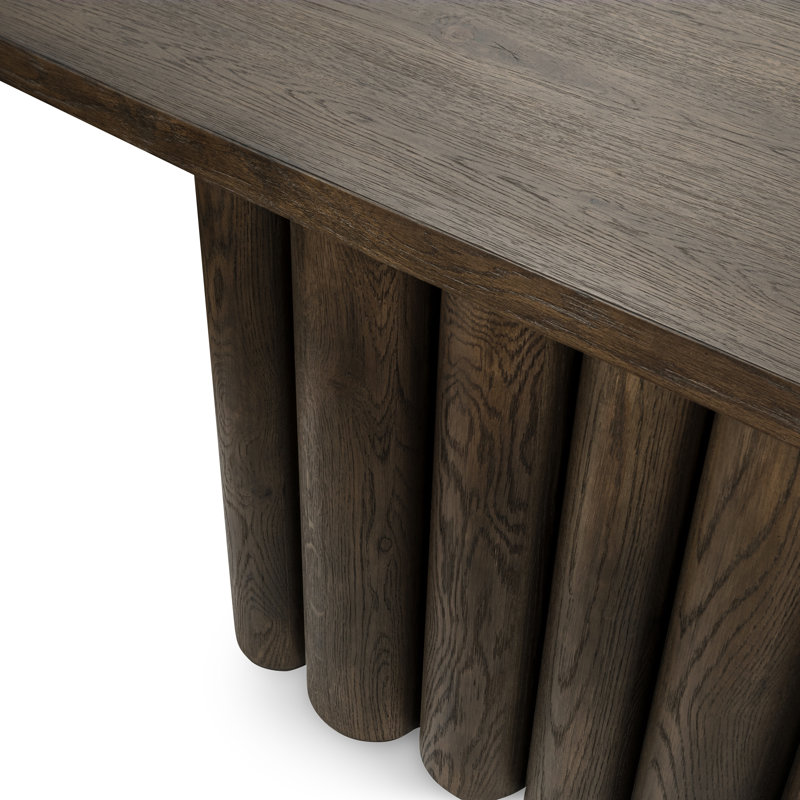 Tiber Console Table, Toasted Brown