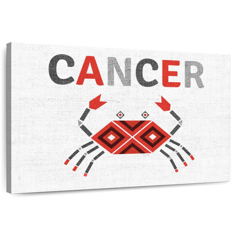 Zodiaque du cancer Adella, H 34 po x l 51 po