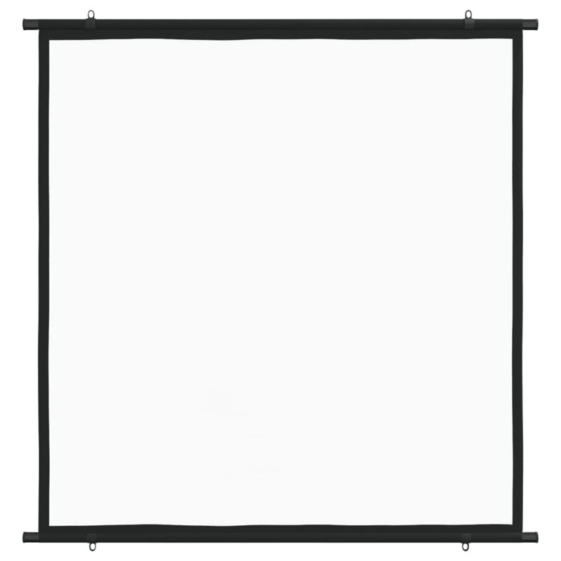 Artun White Manual Projection Screen, 130cm H x 125cm W, Square/AV (1:1)