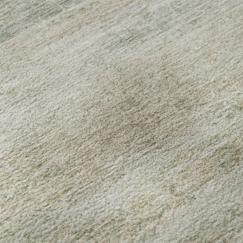 Premium Machine Washable Mayfield AMF2154 Striped Rug, Rectangle 8' x 10', Putty