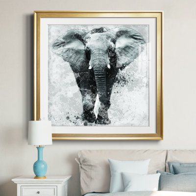 Proud Elephant - peinture encadrée