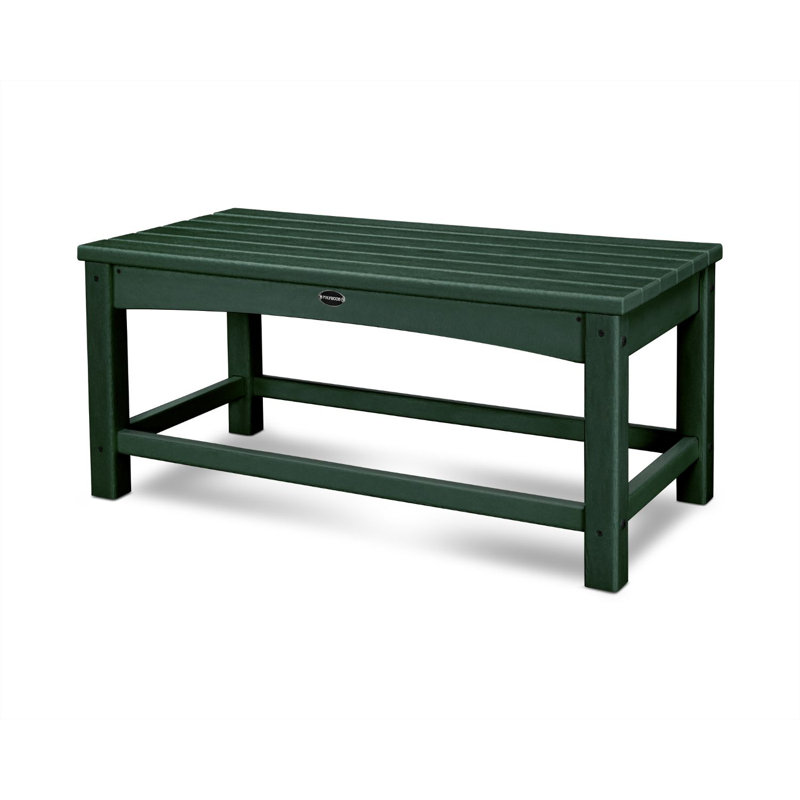 POLYWOOD Club Coffee Table, Green