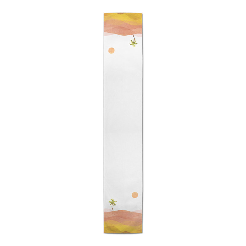Ancilla Rectangle Polyester Table Runner, 90" x 16"