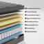 Matelas simple hybride mi-ferme avec mousse à mémoire de forme 10 po / 12 po / 14 po Alwyn Home-1440315480-1432123402