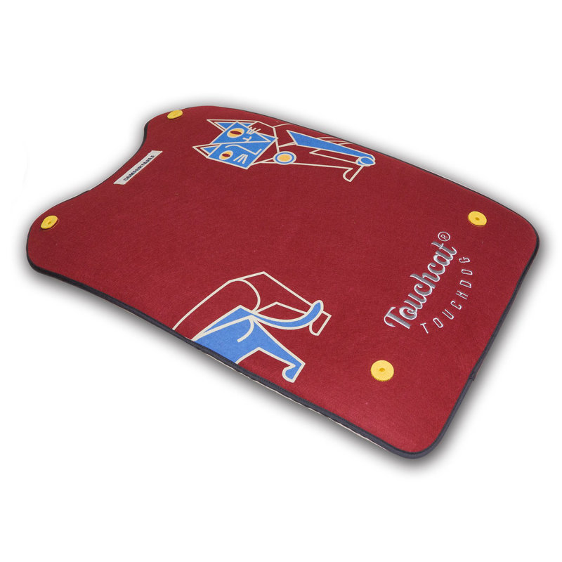 Tapis de lit pour chat Touchast Lamaste, L 31,49 po x l 21,65 po, Rouge
