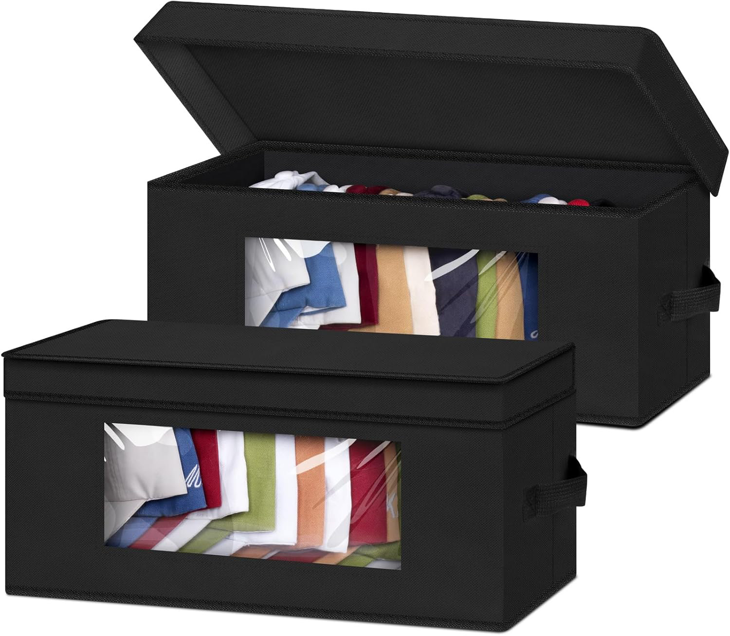 Hokku Designs Stackable Hat Organzier For Baseball Caps, 2 PCS, Black ...