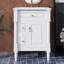 Meuble-lavabo de salle de bain avec lavabo intégré, armoire autoportante avec tiroir rabattable et tablette réglable-334968864