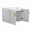 Meuble-lavabo à fermeture en douceur avec lavabo