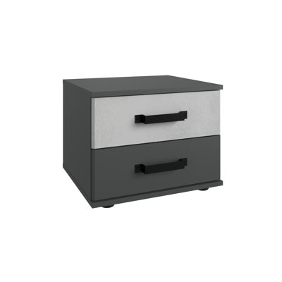Andzela 46cm W Particle Board / Chipboard Bedside Table