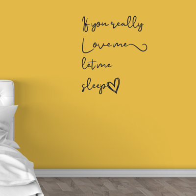 Text & Numbers Wall Decal