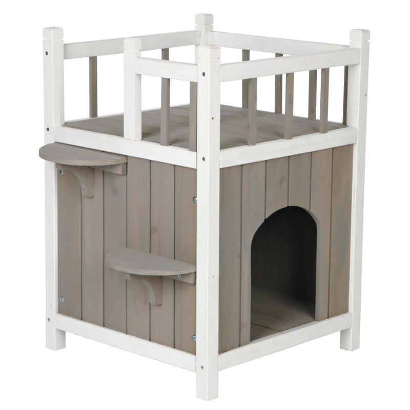 Maison pour animaux de compagnie avec balcon Trixie Natura