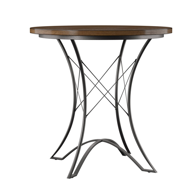 Konieczny Round Metal Base Dining Table